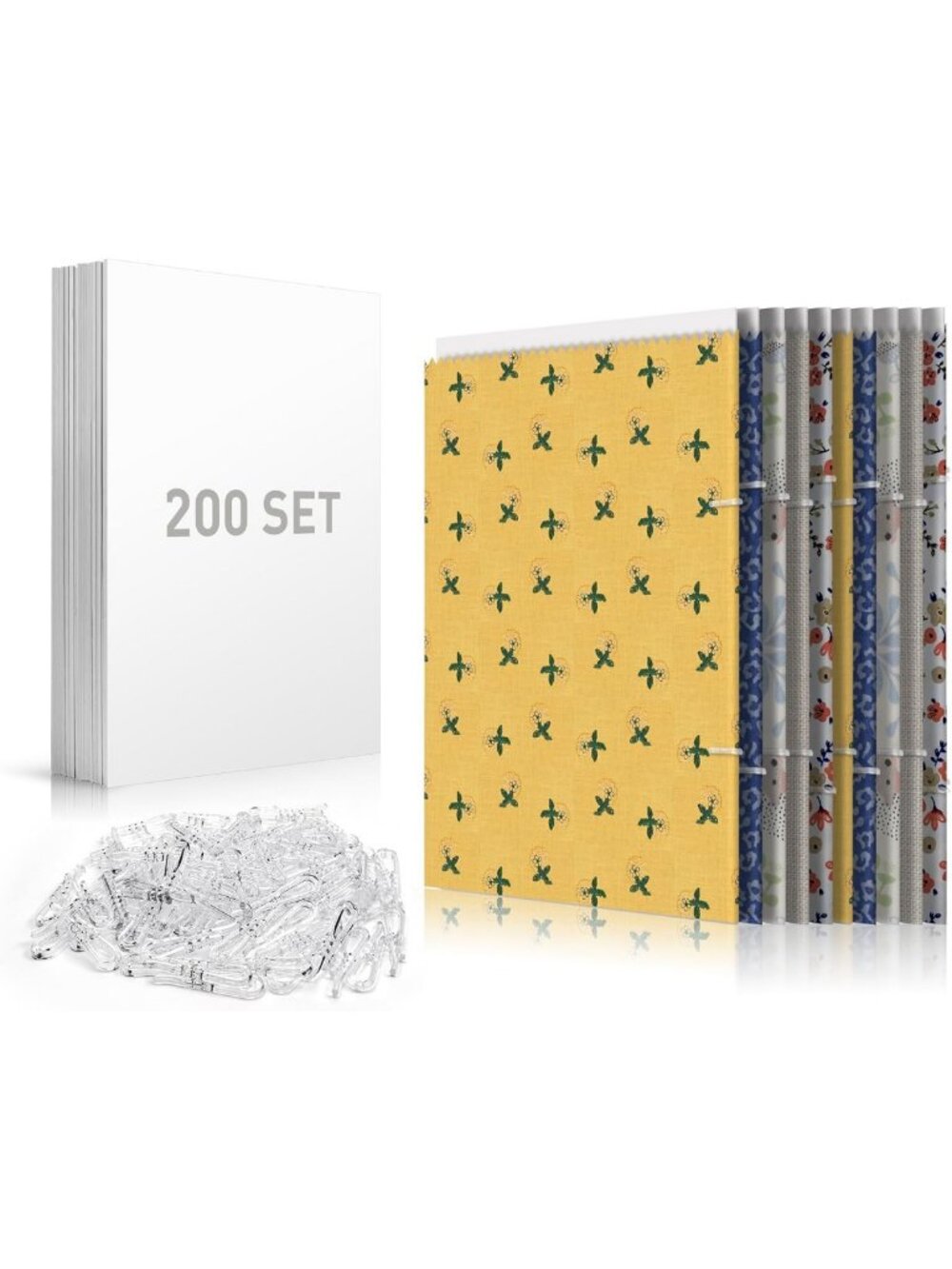 Comics and Magazines- 200 PCS of 7.5 * 10.5 Inch, Thickened Fabric Organizer